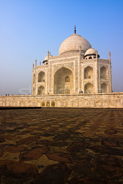 Taj Mahal mausoleo costruzione Asia prospettiva turismo Foto d'archivio © ErickN