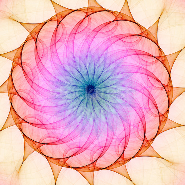 Kaleidoskop farbenreich 3D gerendert Muster Stock foto © ErickN