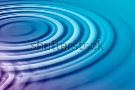 Azul ondas 3D prestados padrão de onda abstrato Foto stock © ErickN