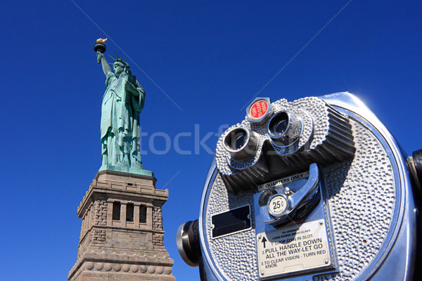 Statue of Liberty and binoculars Stock photo © ErickN