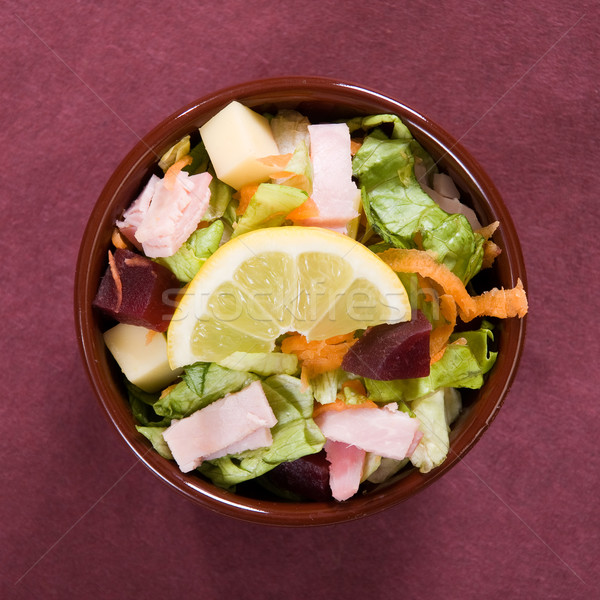 Salad closeup Stock photo © ErickN
