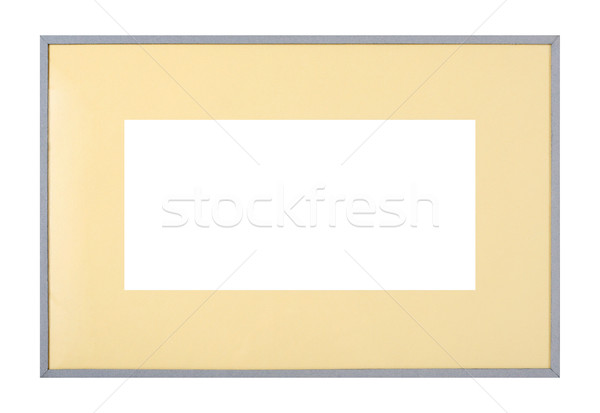 Grau Bilderrahmen matt modernen Stil Karton Stock foto © ErickN
