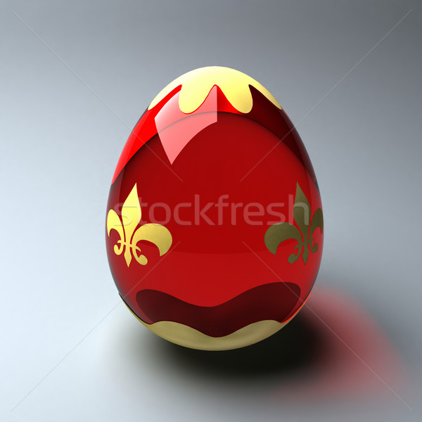 Red easter egg Stock photo © ErickN