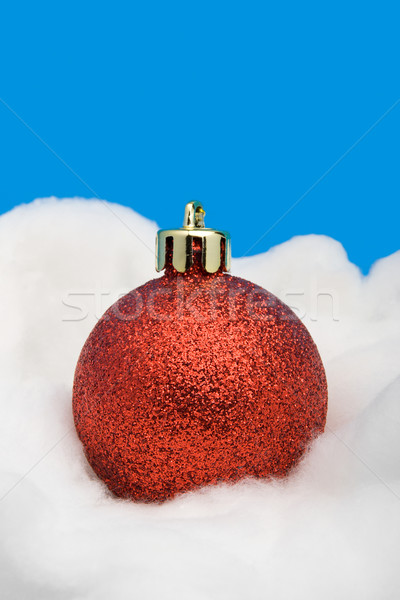 Red Christmas ball Stock photo © ErickN