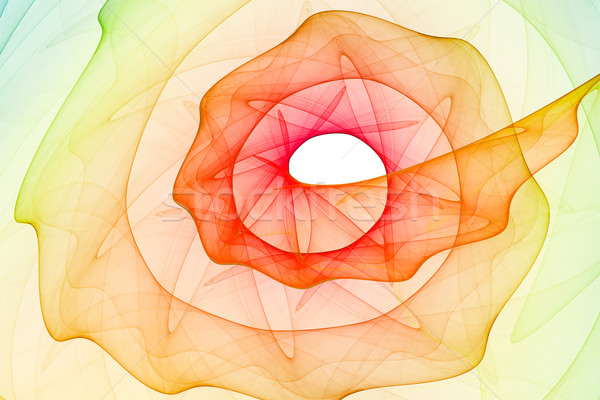 Résumé coloré 3D rendu fractal design [[stock_photo]] © ErickN