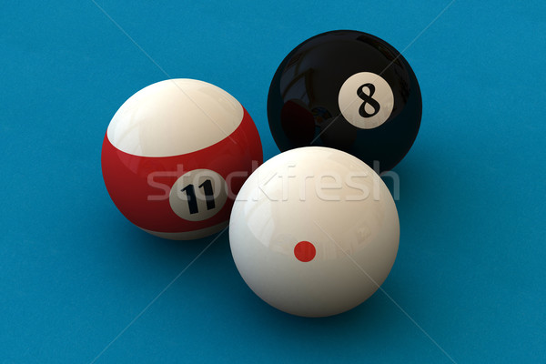 Pool balls Stock photo © ErickN