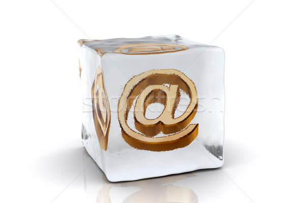 Frozen email Stock photo © ErickN