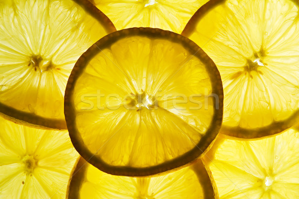 Lemon slices Stock photo © ErickN