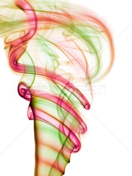 Сток-фото: ладан · дым · волна · тропе · Swirl · вертикальный