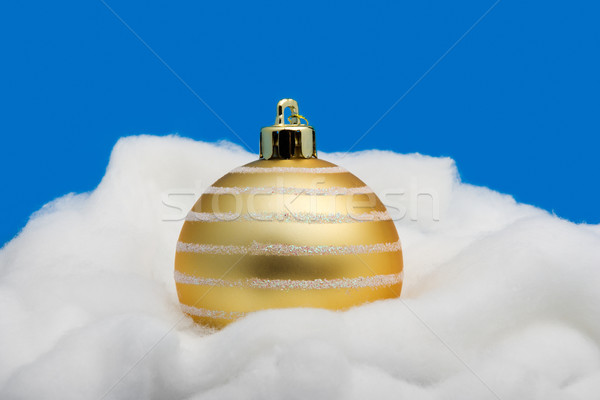 Golden Christmas ball Stock photo © ErickN