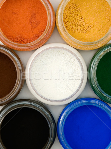 Powder pigments Stock photo © ErickN