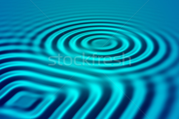 藍色 波浪 3D 呈現 波浪紋 商業照片 © ErickN