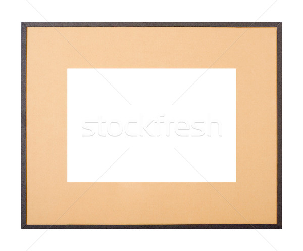 Donkergrijs fotolijstje mat moderne stijl karton Stockfoto © ErickN