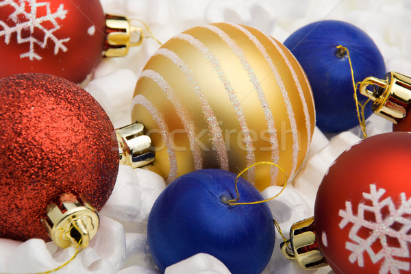 Foto stock: Natal · cama · espuma · batatas · fritas · família