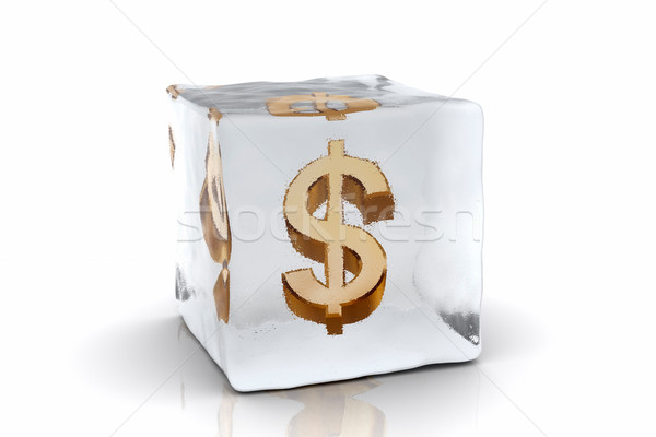 Frozen Dollar Stock photo © ErickN