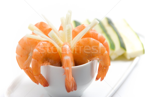Shrimp appetizer Stock photo © ErickN