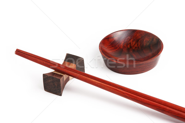 Asian wooden tableware Stock photo © ErickN