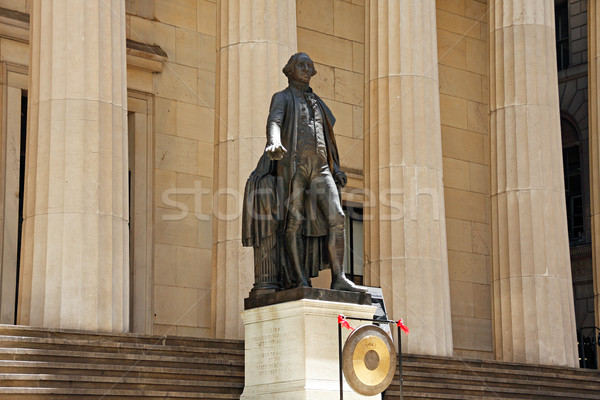 Imagine de stoc: Federal · hol · statuie · Washington · New · York · City · SUA