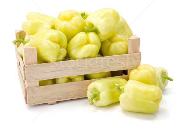 Yellow bell peppers (Capsicum annuum) Stock photo © erierika