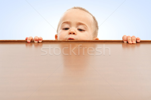 Looking up onto table Stock photo © erierika