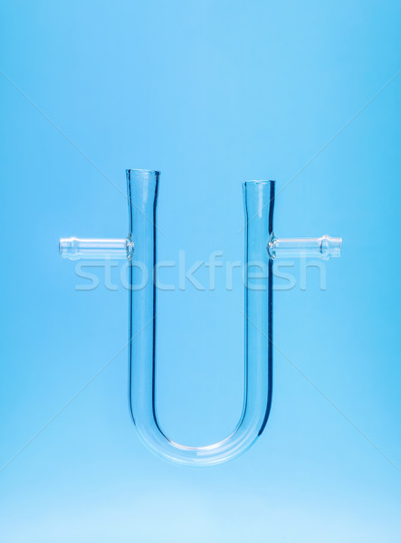 U tube, chemical laboratory utensil Stock photo © erierika