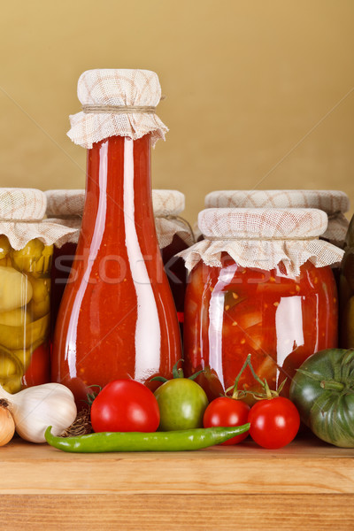 Stock photo: Vegetable preserves