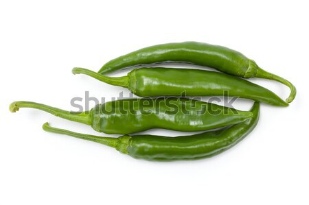 Green chilies bunch Stock photo © erierika
