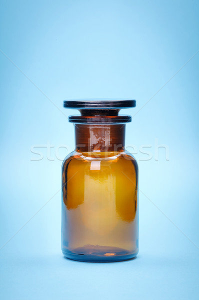 Brown empty glass bottle Stock photo © erierika