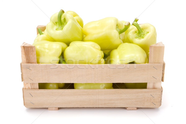 Yellow bell peppers (Capsicum annuum) Stock photo © erierika