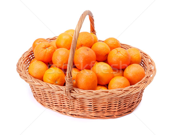 Oranges in basket Stock photo © erierika