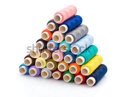 Colorful sewing threads and other sewing accessories Stock photo © erierika