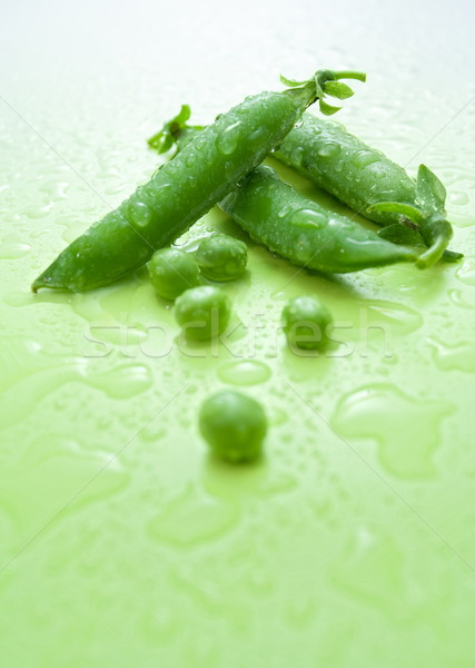 Washed green peas Stock photo © erierika