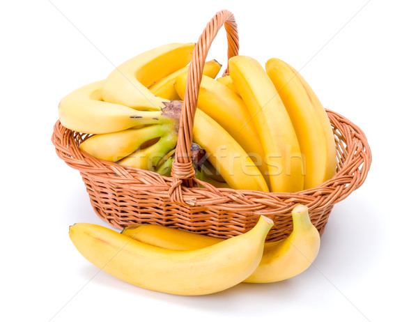 バナナ バスケット パイプ フルーツ 新鮮な ストックフォト © erierika