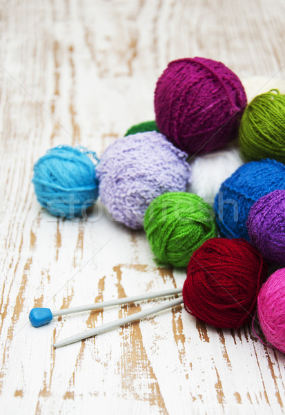 Kolor wełniany moda projektu Zdjęcia stock © Es75