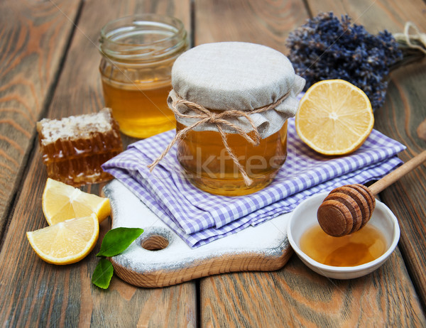 honey, lavender  and lemon Stock photo © Es75