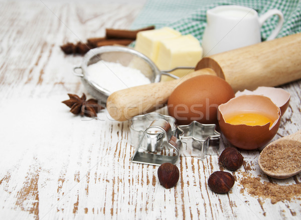 Baking ingredients  Stock photo © Es75