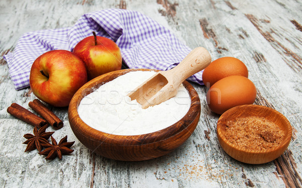 ingredients for apple pie Stock photo © Es75
