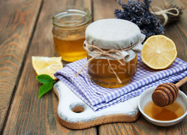 honey, lavender  and lemon Stock photo © Es75