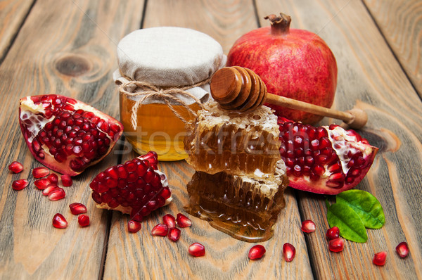 Honey with pomegranate  Stock photo © Es75