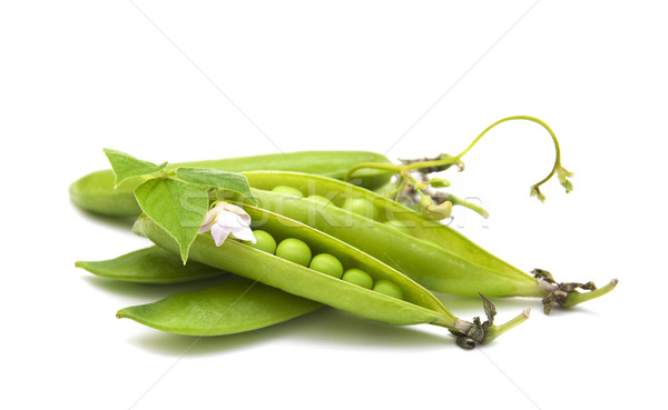 Foto stock: Frescos · jardín · chícharos · blanco · naturaleza · hoja