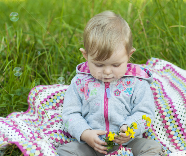 Blow bubbles Stock photo © Es75