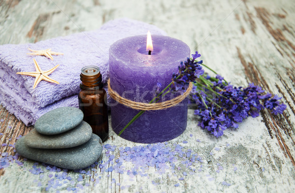 Lavanda spa productos flores flor Foto stock © Es75