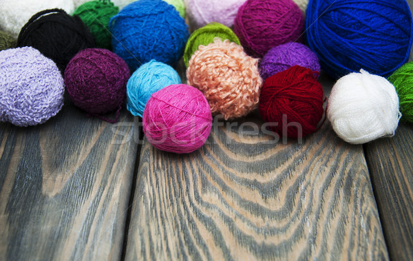 Kolor wełniany moda projektu Zdjęcia stock © Es75