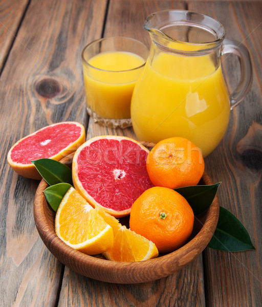 Fresh citrus juice Stock photo © Es75