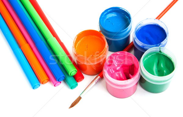 Stock photo: art and craft equipment