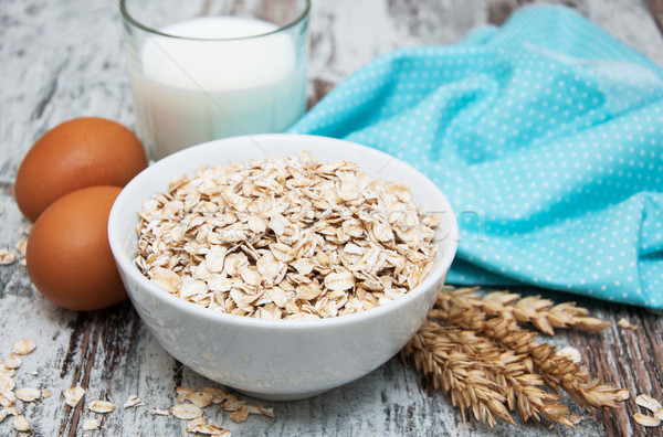 Bowl of oats  Stock photo © Es75