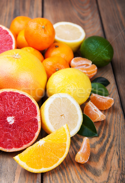 Fresh citrus fruits Stock photo © Es75