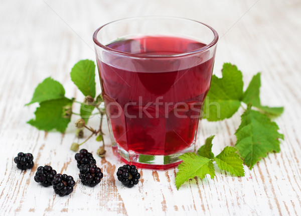 Summer blackberry  drink Stock photo © Es75