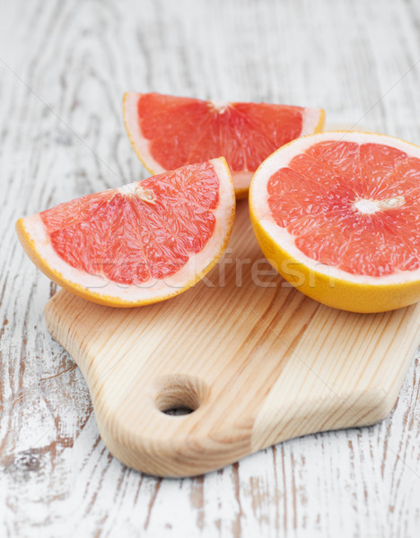 Pomelo maduro alimentos naranja verde Foto stock © Es75