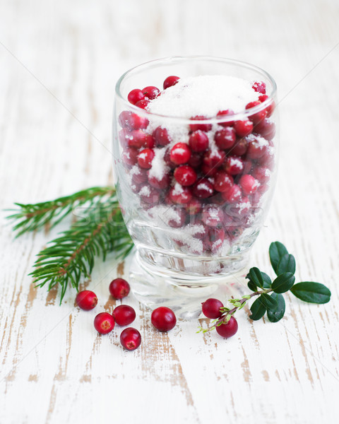Cranberries in sugar Stock photo © Es75